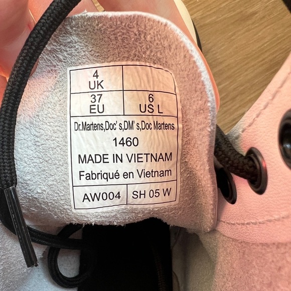 Dr.Martens Women's White leather Boots, doc martens, DOC’s, 1460 combat boots - Picture 8 of 11